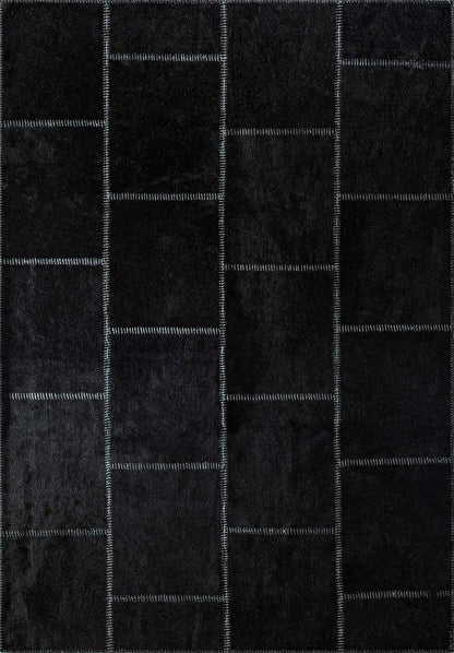 Patch Black Rug