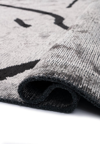Chelsea Black - Light Cream Rug