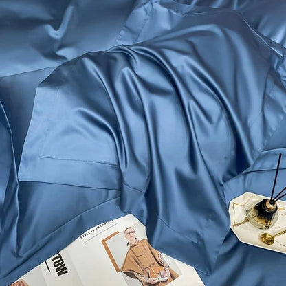 Neo Royal Blue Cotton Bedding Set
