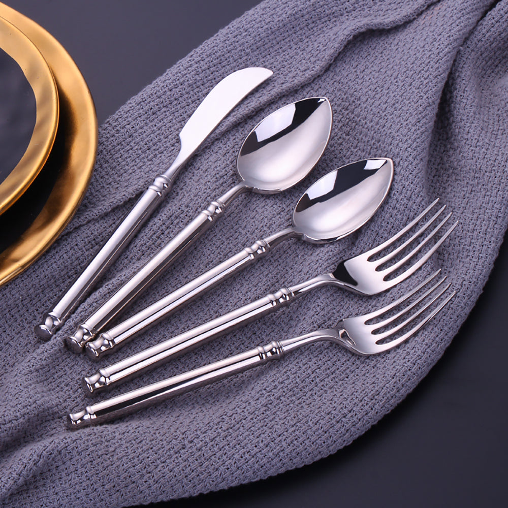 Helena Silver Luxury Stainless Steel Cutlery Set