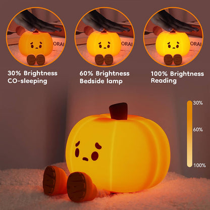 Halloween Silicone Pumpkin Pat Light