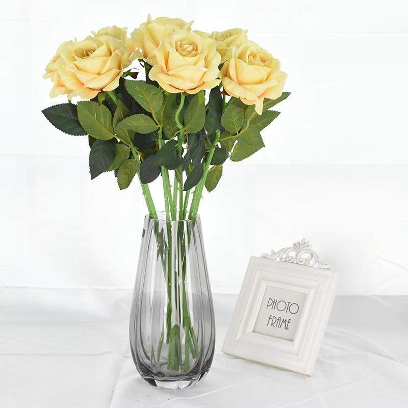 10pcs Silk Roses