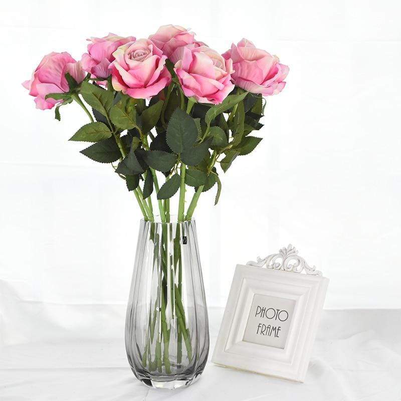 10pcs Silk Roses