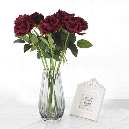 10pcs rosas de seda