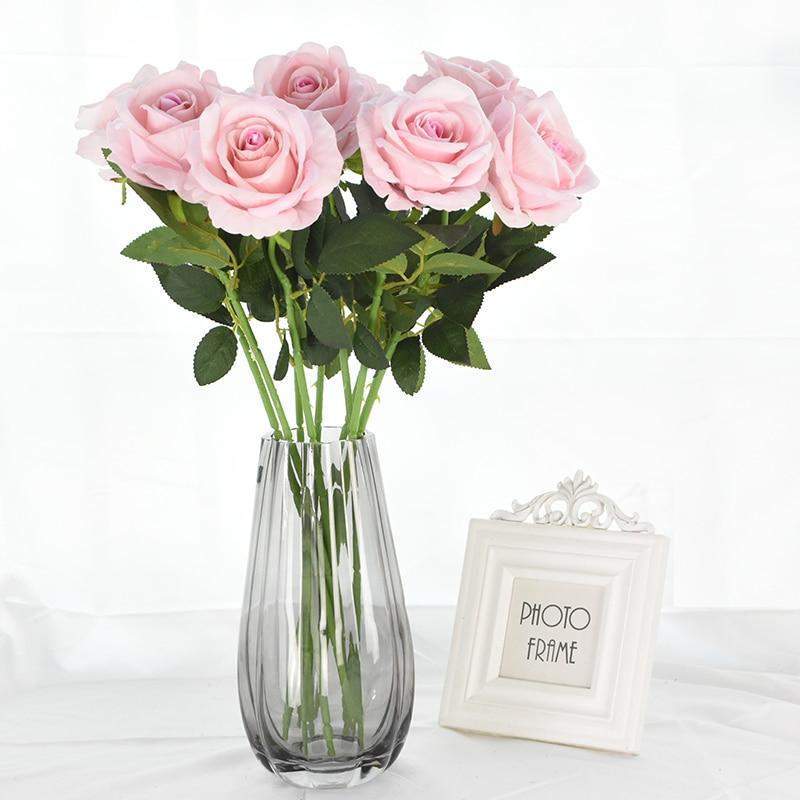 10pcs Silk Roses