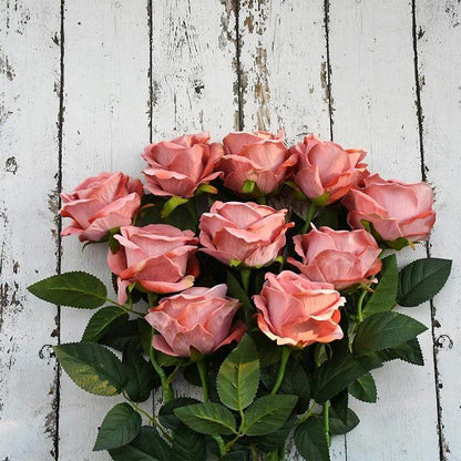 10pcs rosas de seda