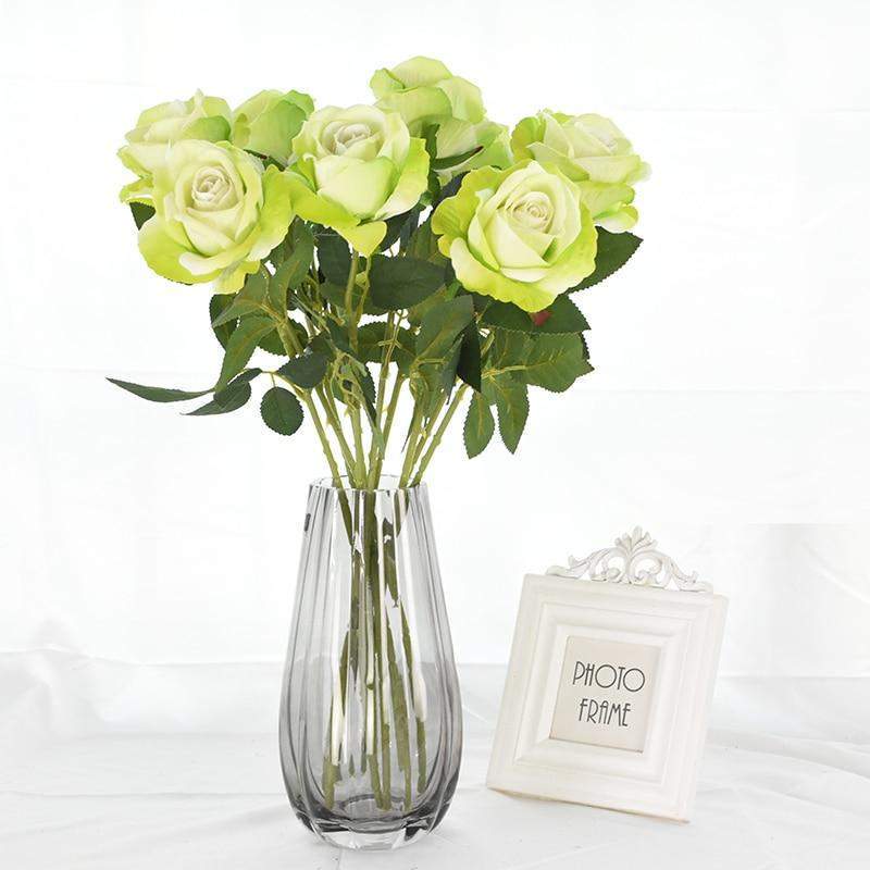 10pcs Silk Roses