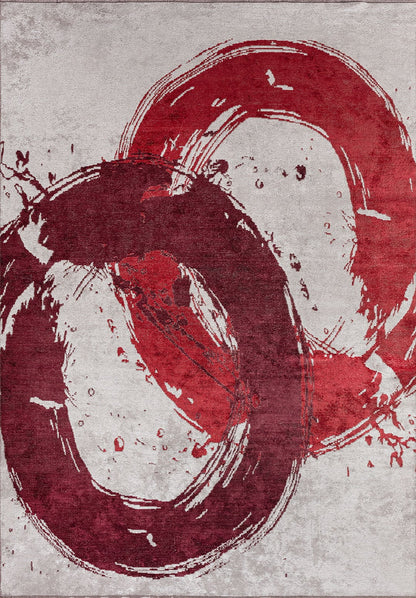 Madrid Cherry - Bone Rug