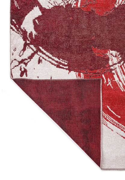 Madrid Cherry - Bone Rug