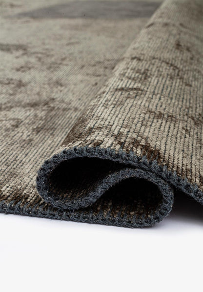 Salzburg Anthracite - Khaki Rug