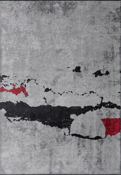 Granada Black - Light Grey Rug