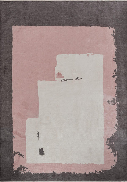 Hannover Charcoal - Damson Rug