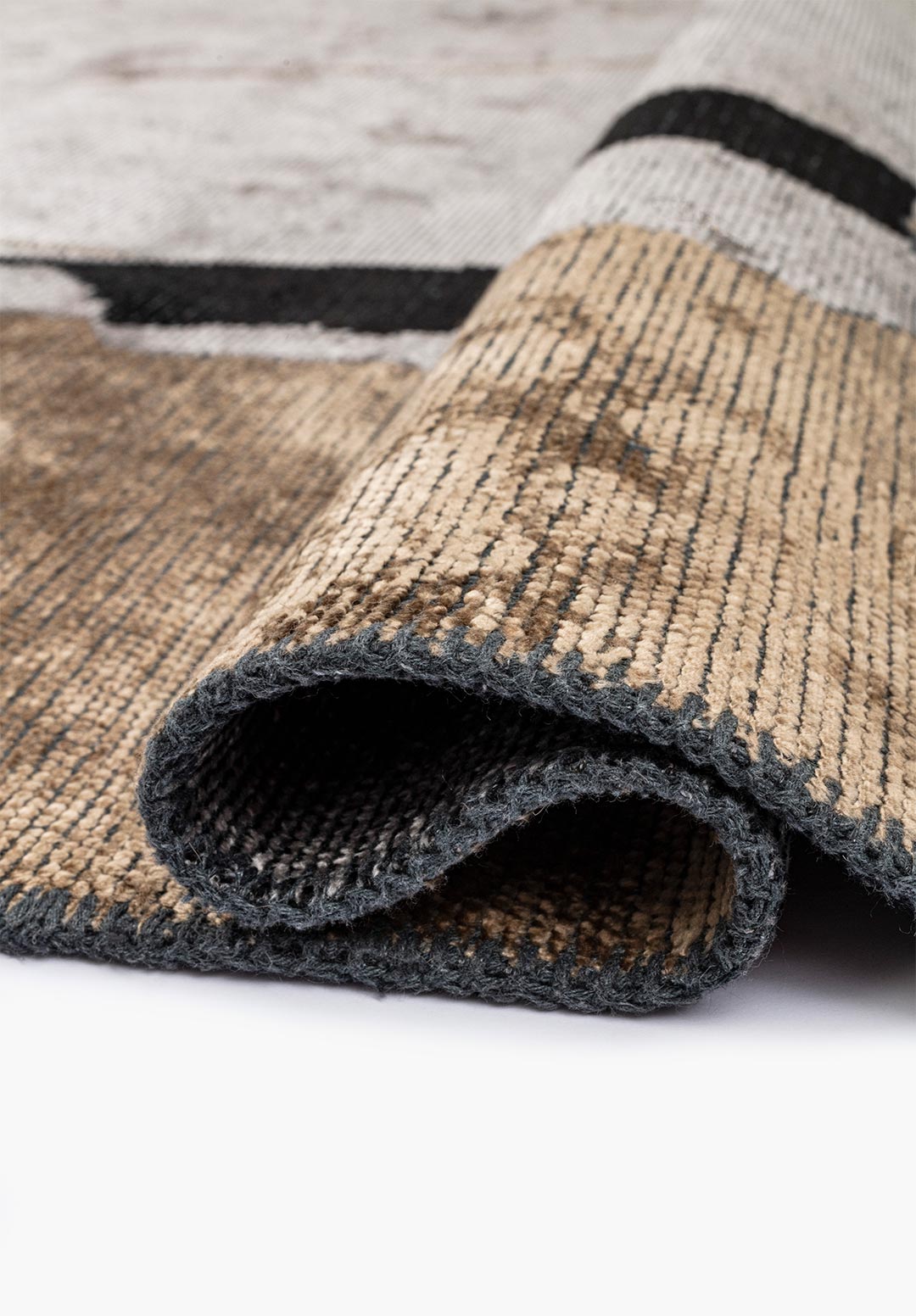 Salamanca Dark Beige - Light Grey Rug