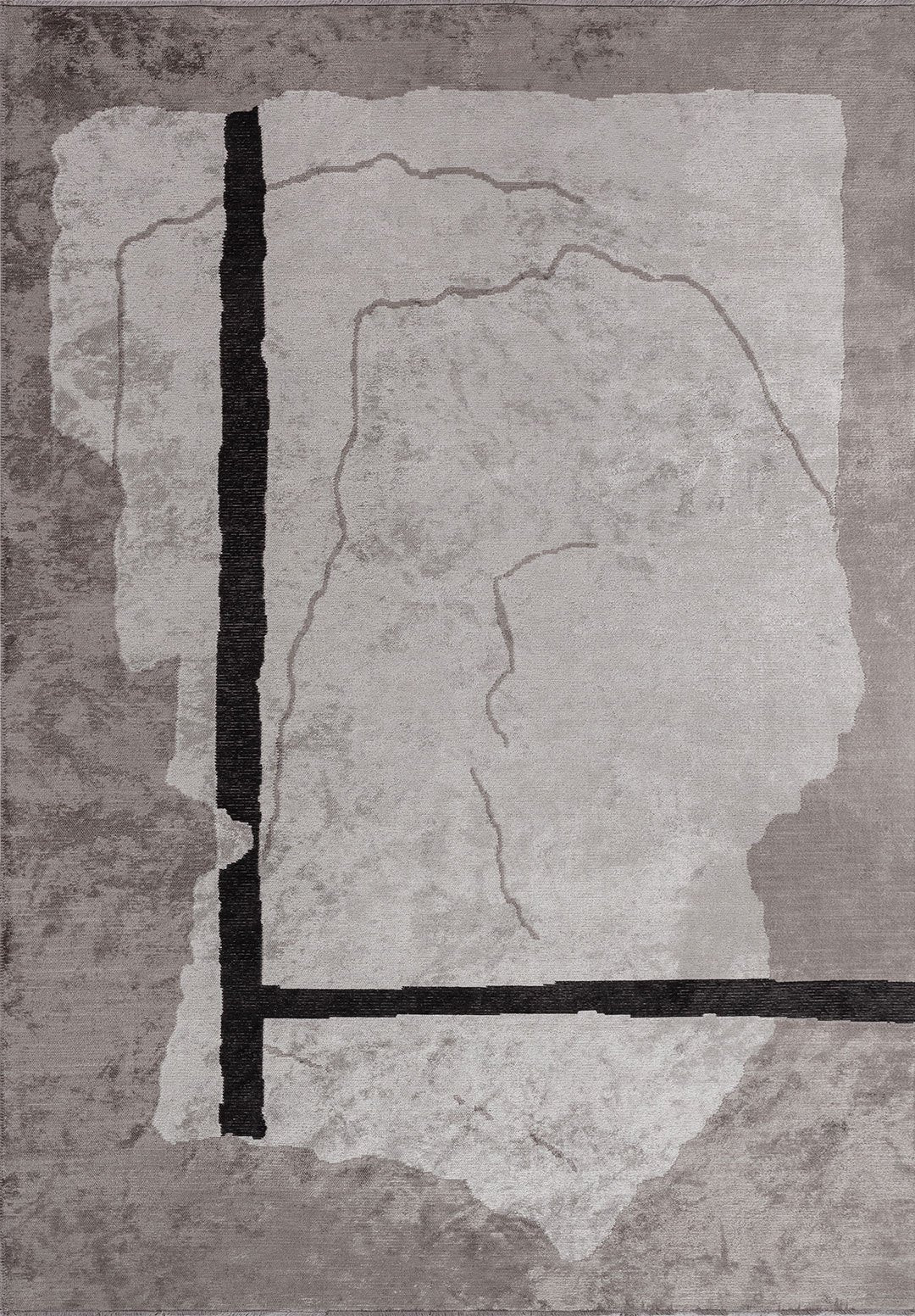 Salamanca Light Grey - Dark Grey Rug