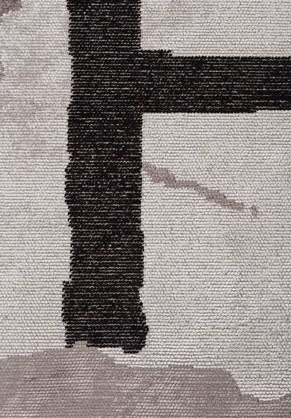 Salamanca Light Grey - Dark Grey Rug