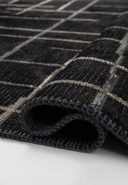 Brooklyn Anthracite - Black Rug