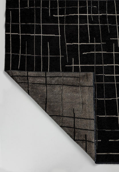 Brooklyn Anthracite - Black Rug