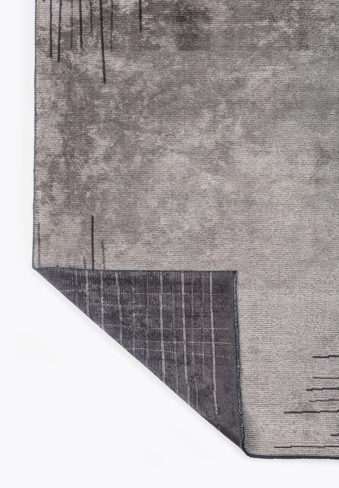 Manhattan Cream - Dark Grey Rug