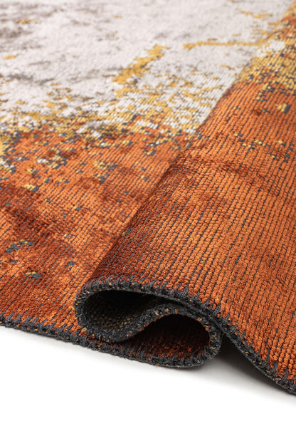 Oslo Rust - Cream Rug