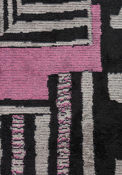 Oxford Black - Grey Rug