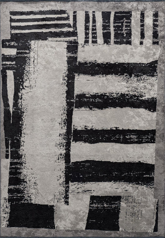 Cambridge Black - Dark Grey Rug