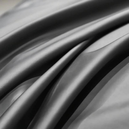 Neo Deep Grey Silky Cotton Bedding Set