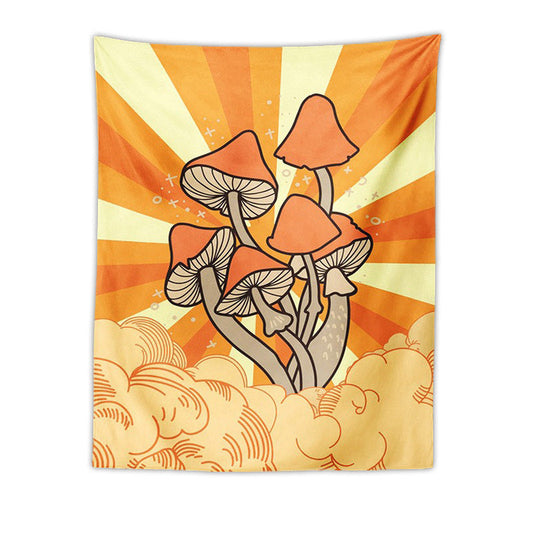 Cloud Mushrooms Tapestry AESTHETIC_Indie AESTHETIC_Mushroom SUB CATEGORY_Tapestries