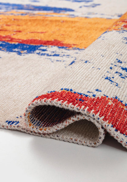 Cannes Dark Terra - Mustard Rug