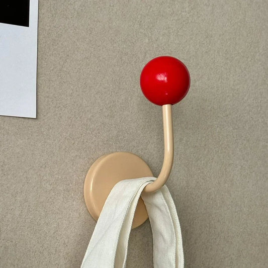 Smooth Color Block Metal Decorative Hooks