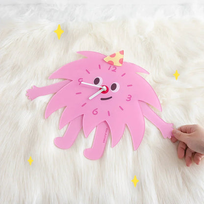Whimsical Party Monster Acrylic Clock