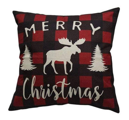 Holiday Plaid Cushion Covers