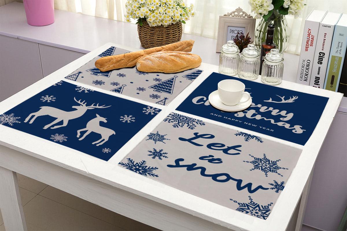 Winter Time Dinner Mats