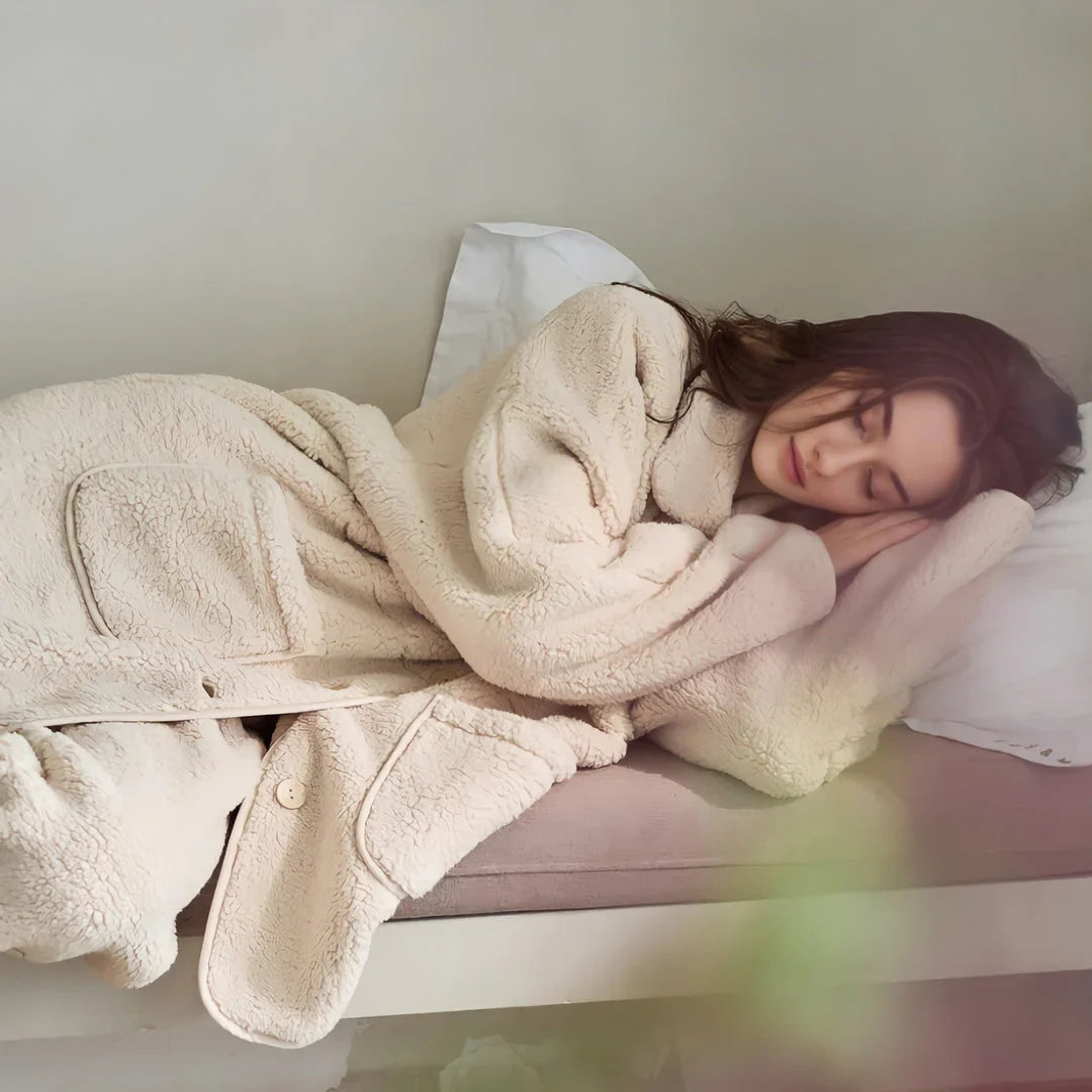 Plush Sherpa Fleece Pajama Set