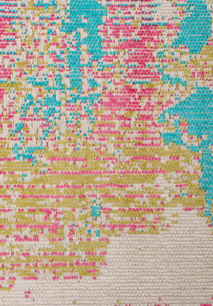 Nice Pink - Turquoise Rug