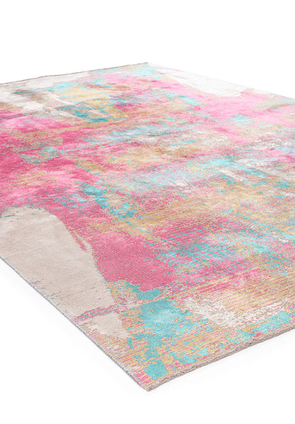 Nice Pink - Bone Rug