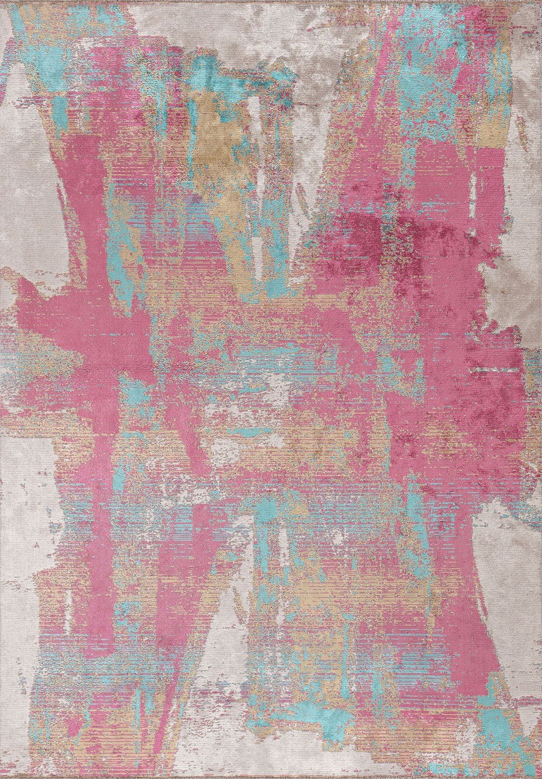 Nice Pink - Bone Rug