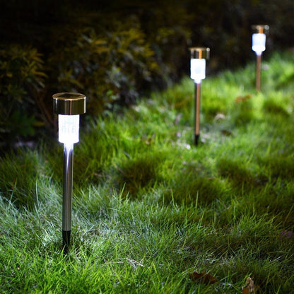 12Pcs LED Solar Garden Powered Lamp