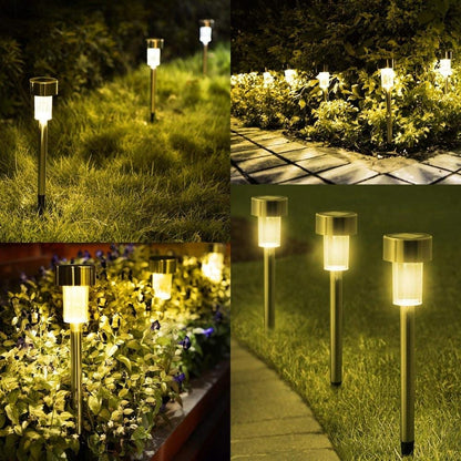 12Pcs LED Solar Garden Powered Lamp