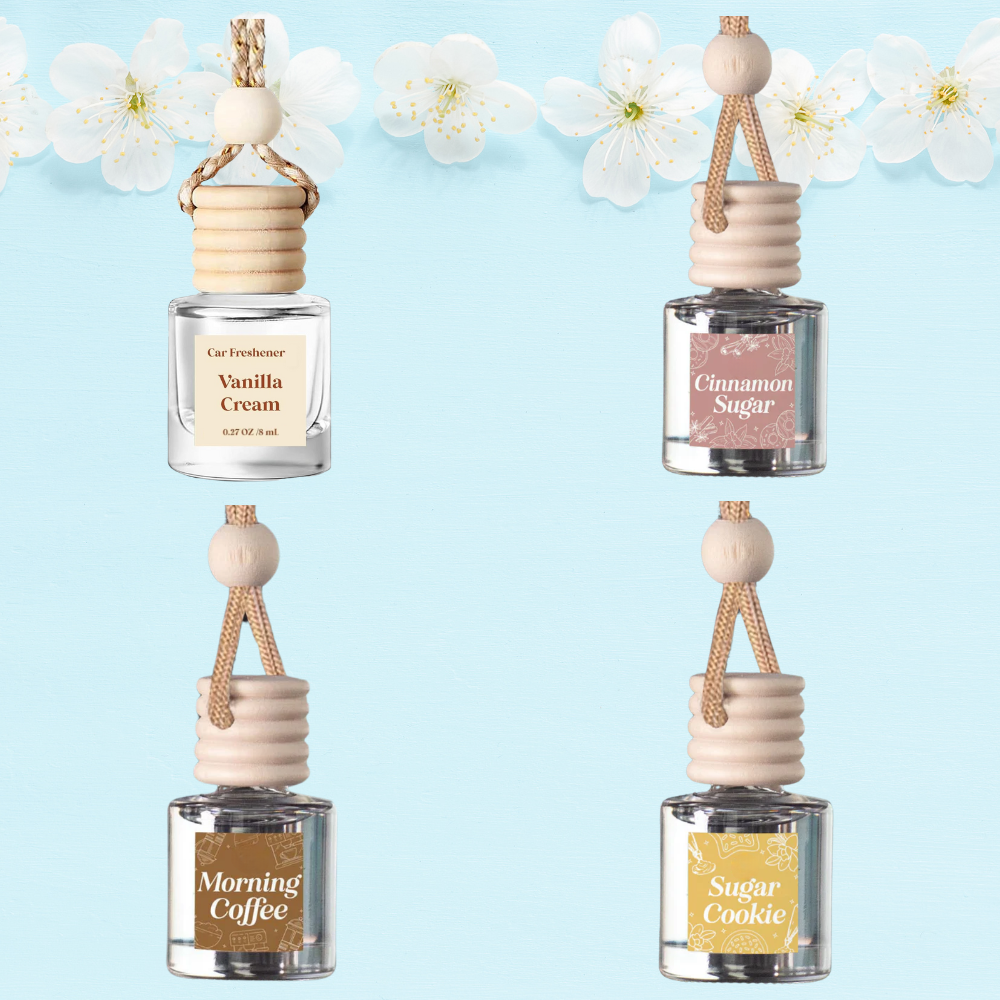 Caroma™ | Scented Car Fresheners (4 Pcs)