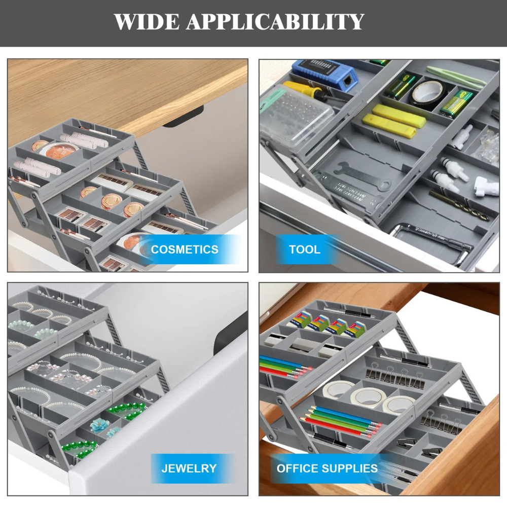 EasyStack™ | Multi-tier Drawer Organizer