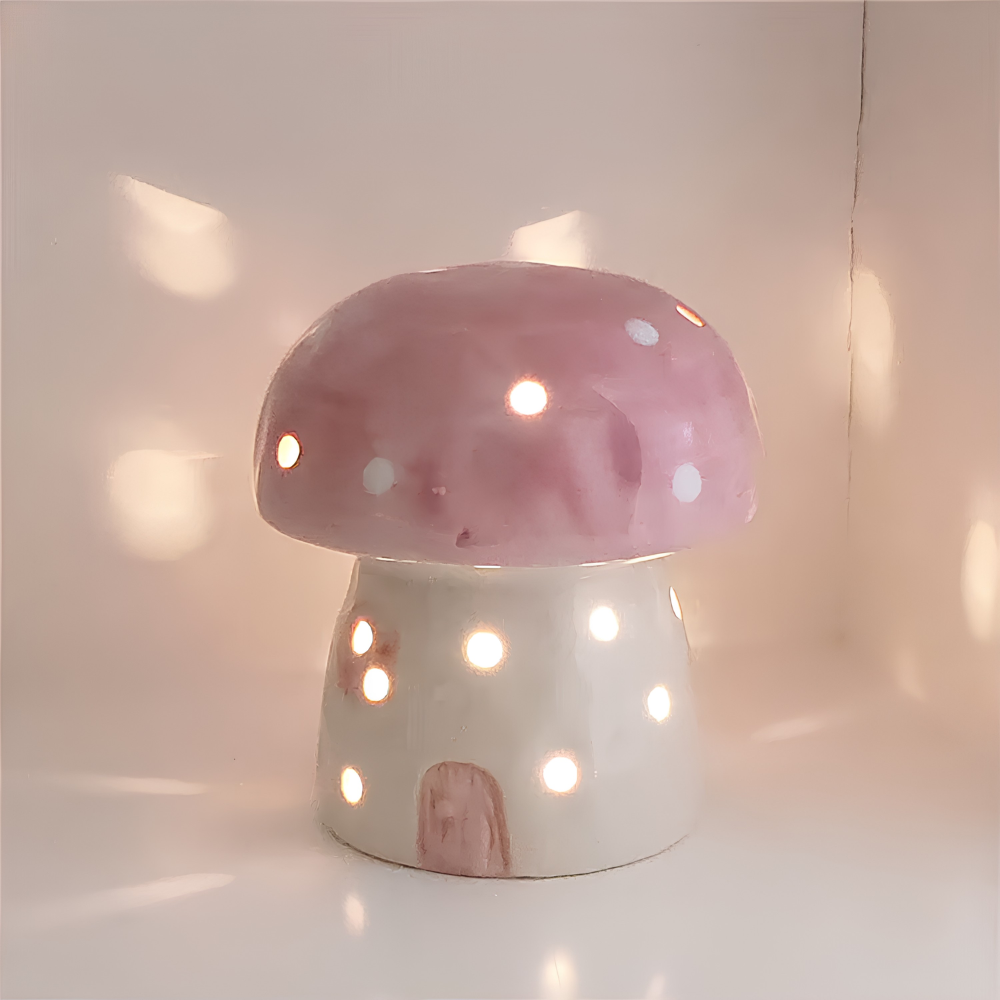 Ceramic Mushroom Night Light