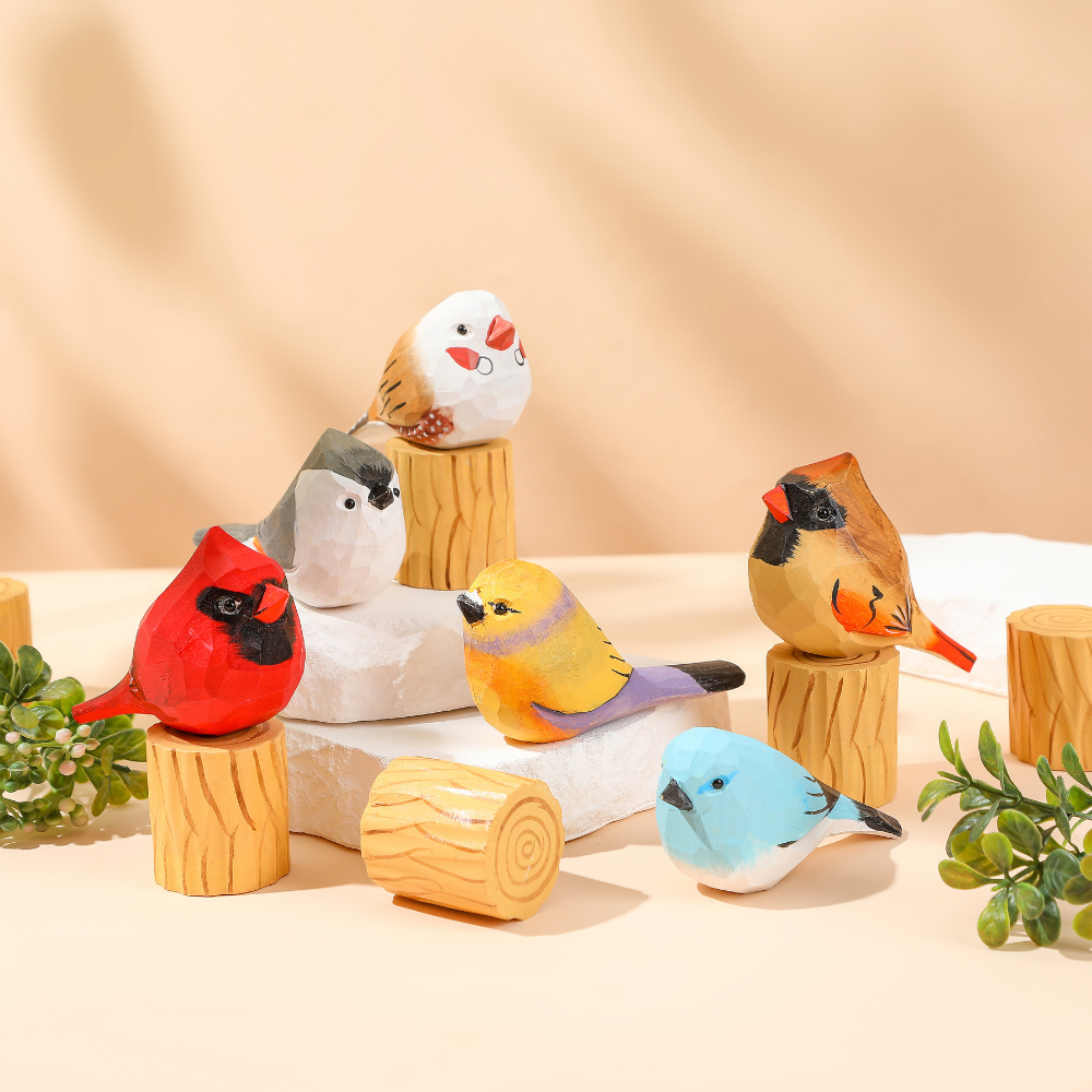 Miniature Bird Figurines