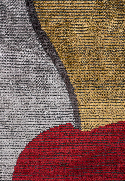 Miami Black - Gold Rug