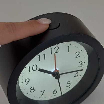 Classic Minimalist Matte ABS Analog Alarm Clock