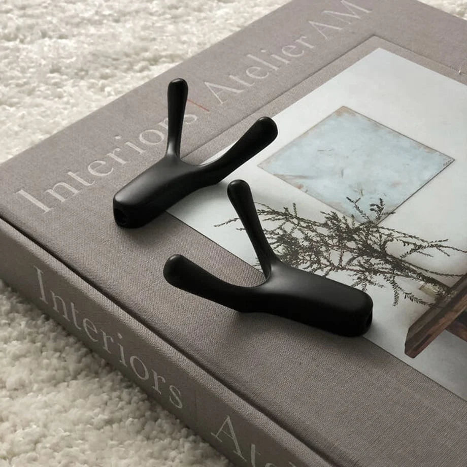Smooth Branch-Shaped Metal Decorative Hooks