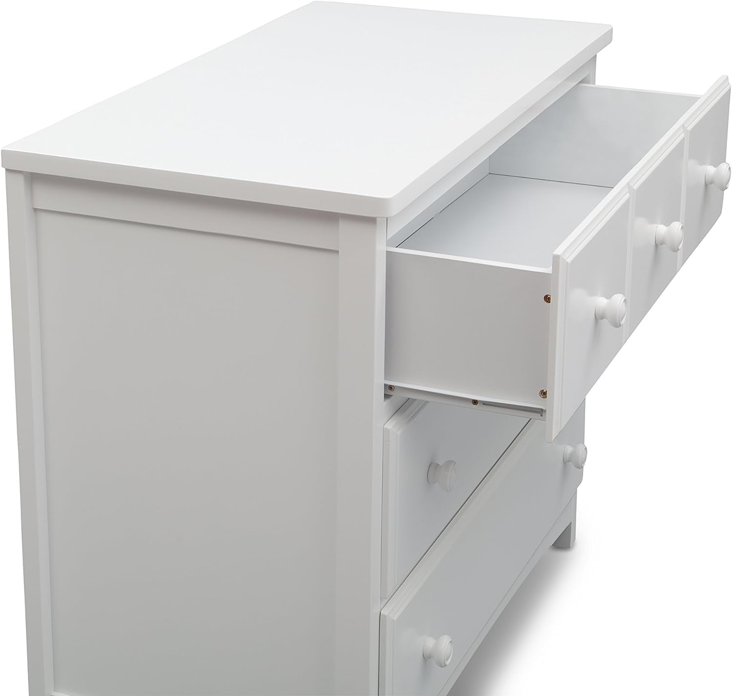 3 Drawer Dresser, Greenguard Gold Certified, Bianca White BAJE HOME 3 Drawer Dresser, Greenguard Gold Certified, Bianca White BAJE HOME