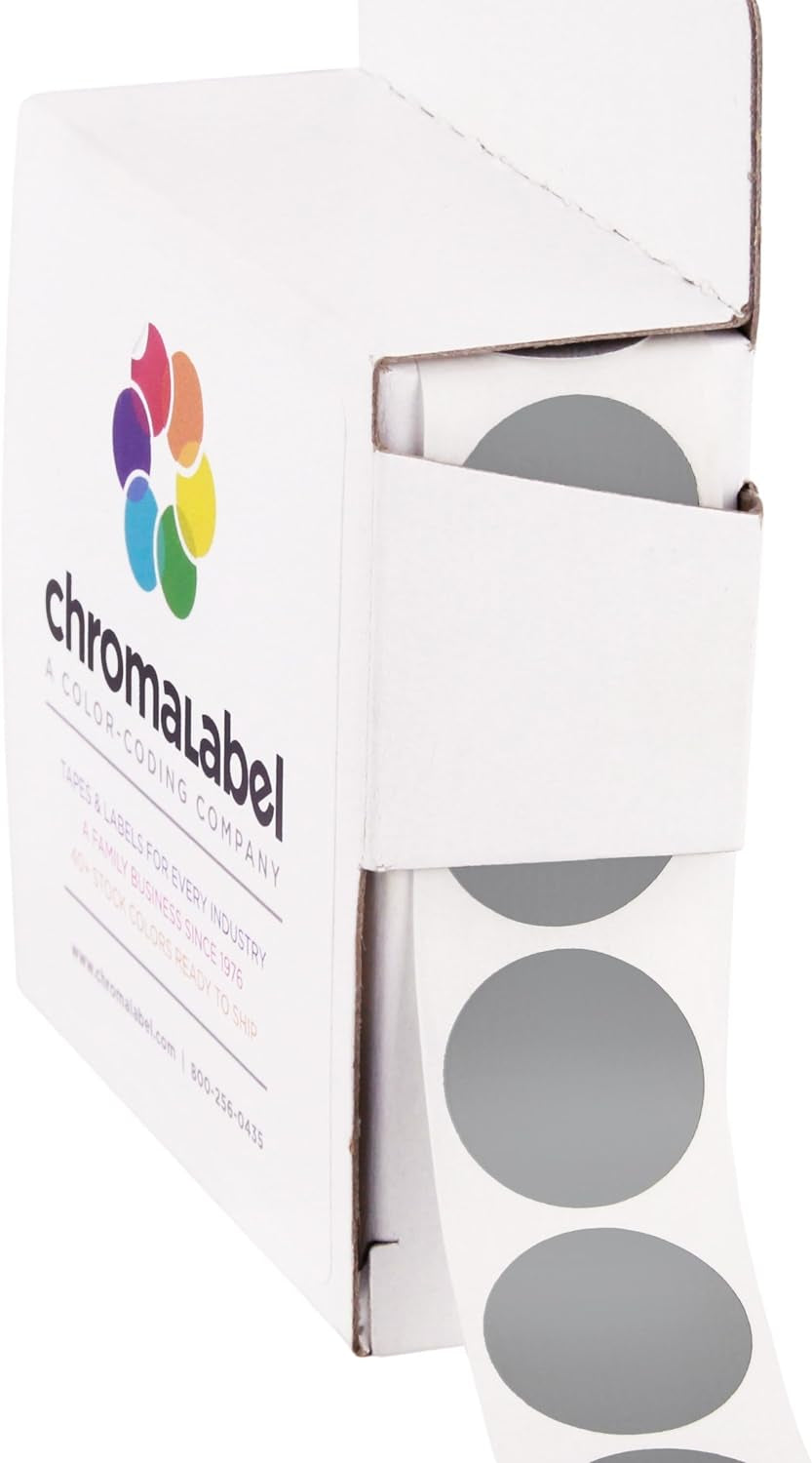 Chromalabel 0.75 Inch round Label Permanent Color Code Dot Stickers, 1000 Labels per Dispenser Box, Dark Blue Color-Coding Labels Indexes & Stamps Labels Labels & Stickers Office & School Supplies Office Products