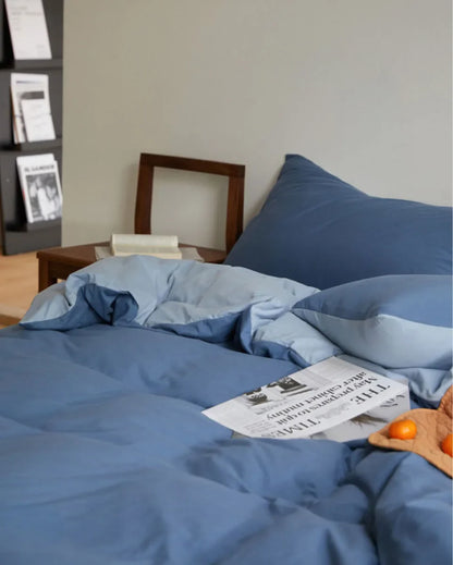 Ultra-Soft Reversible Dual-Tone Jersey Cotton Bedding Set