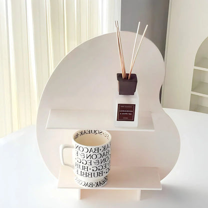 Irregular Wavy Acrylic Desktop Organizer & Display Shelf