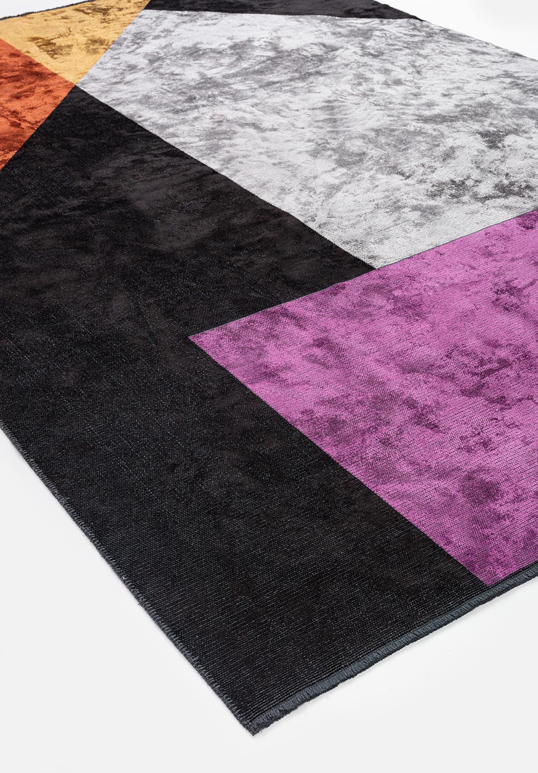 Chicago Black - Rust Rug